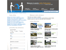 Tablet Screenshot of maisons-avendre.com